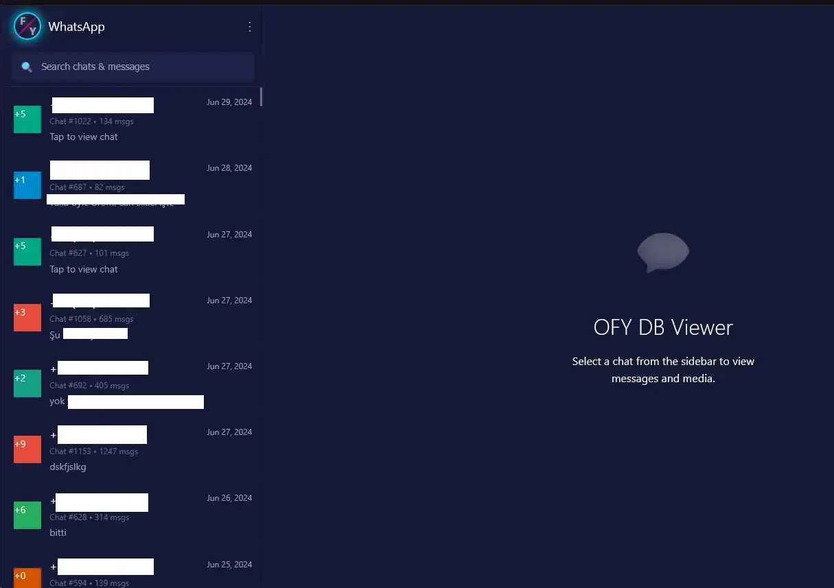 WADB - WhatsApp Database Viewer preview